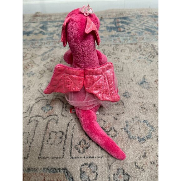Pink Douglas Plush Dragon Toy With Tutu & Sparkly Wings - Picture 10 of 11